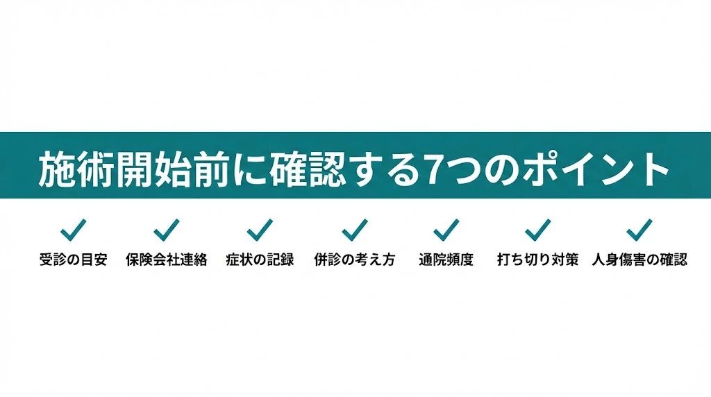横須賀市の交通事故施術開始時7つのポイント① ヒーロー画像