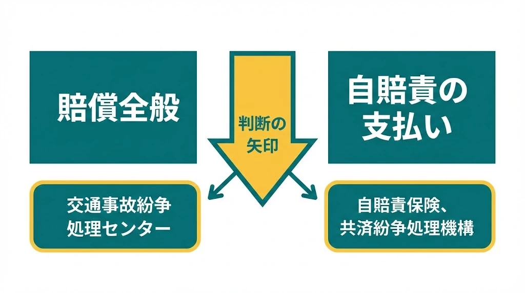 交通事故の相談先 ADRの比較