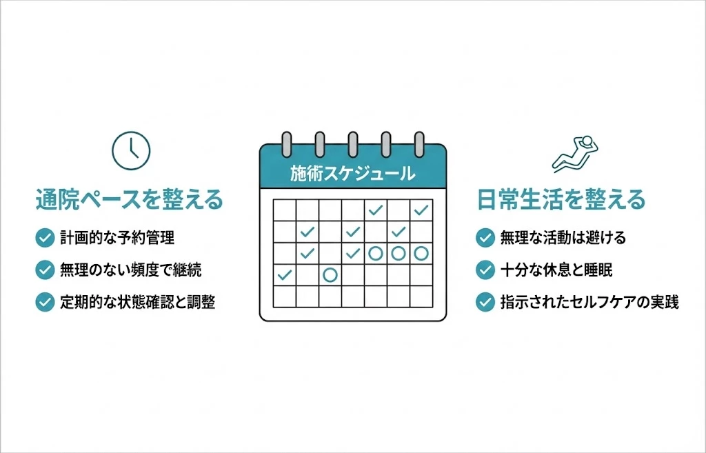 通院頻度の目安 通院頻度を整えるポイント 横須賀市 交通事故