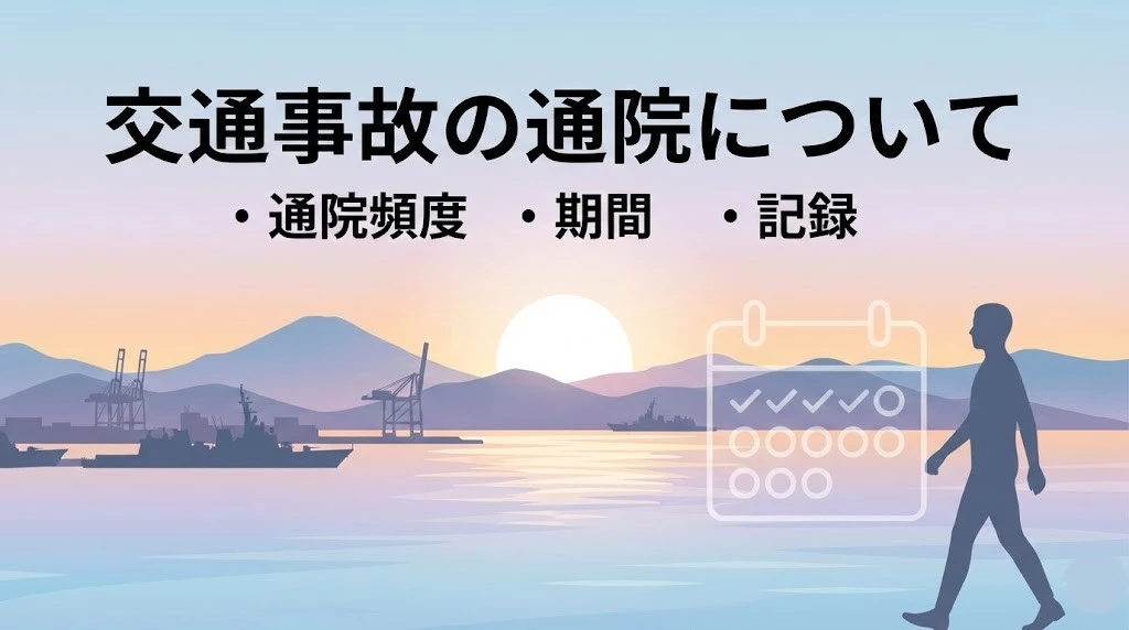 横須賀市で交通事故後の通院計画を整理するガイドのイメージ