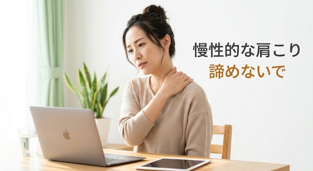 横須賀市で慢性的な肩こりに悩む方へのアイキャッチ画像