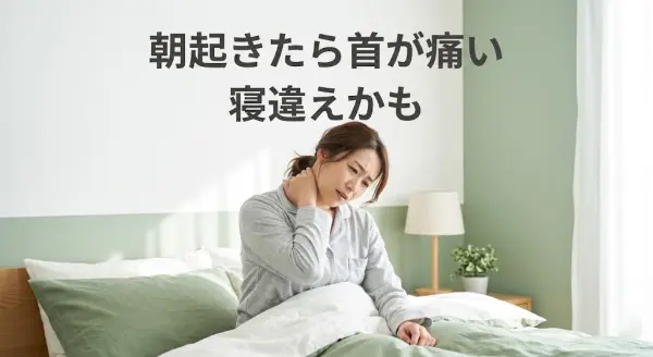 横須賀市で寝違えによる首の痛みに悩む方へのアイキャッチ画像