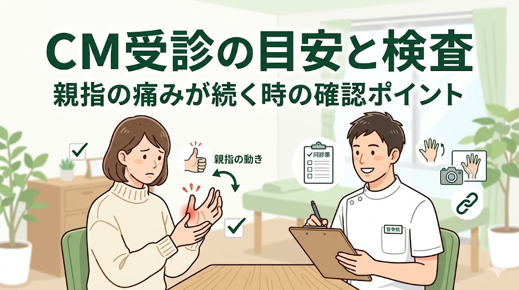 横須賀市で母指ＣＭ受診の目安と検査の流れを知りたい方へ向けたアイキャッチ画像