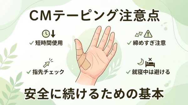 横須賀市でＣＭテーピング注意点を知りたい方へ向けたアイキャッチ画像