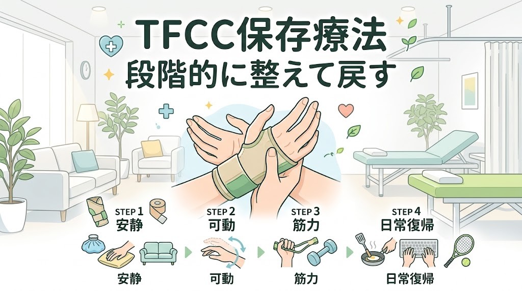 横須賀市でTFCC保存療法について知りたい方へ向けたアイキャッチ画像