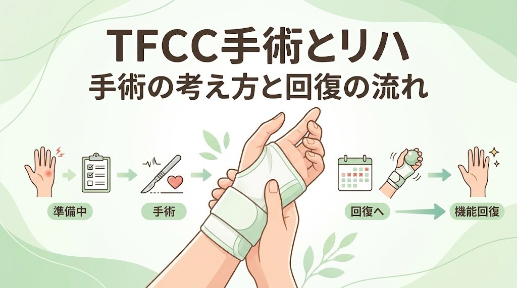 横須賀市でTFCC損傷の手術とリハビリを検討する方へ向けたアイキャッチ画像