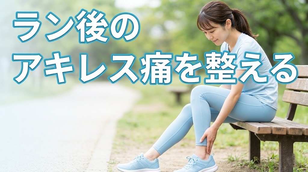 横須賀市でラン後のアキレス痛の原因と対処を解説する鍼灸整骨院ひまわりのアイキャッチ画像