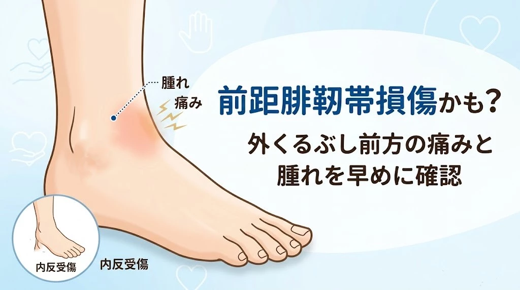 横須賀市で前距腓靱帯損傷の見極めと初期対応を伝えるヒーロー画像