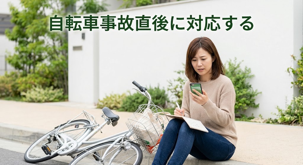 横須賀市で自転車事故直後の対応を案内するアイキャッチ画像
