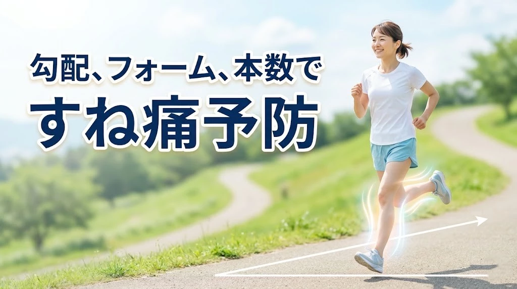 横須賀市で坂道ダッシュ時のすね痛予防のポイントを伝えるヒーロー画像