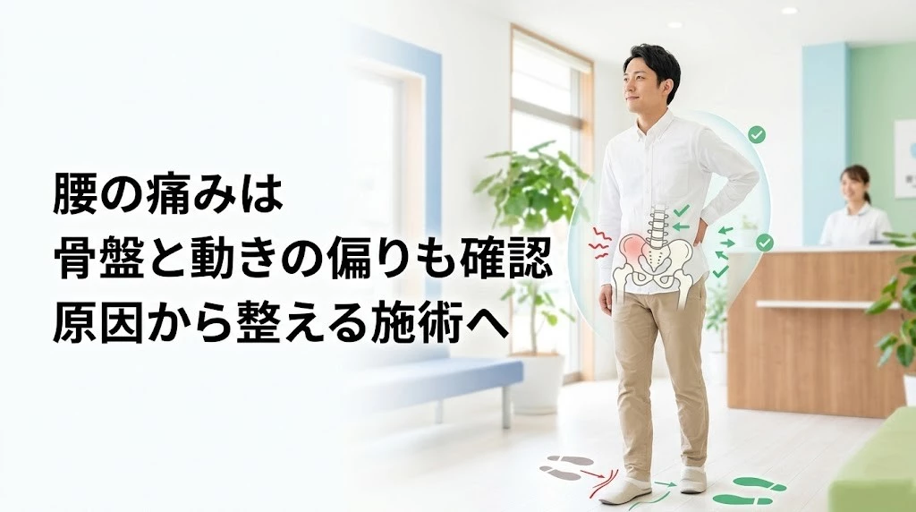 横須賀市でバイク事故後の腰痛の原因と施術の流れを分かりやすく伝えるヒーロー画像