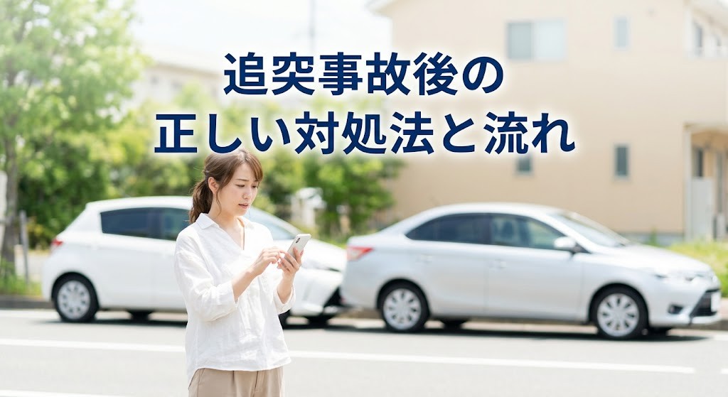 横須賀市で追突事故後の正しい対処法と流れを案内するアイキャッチ画像