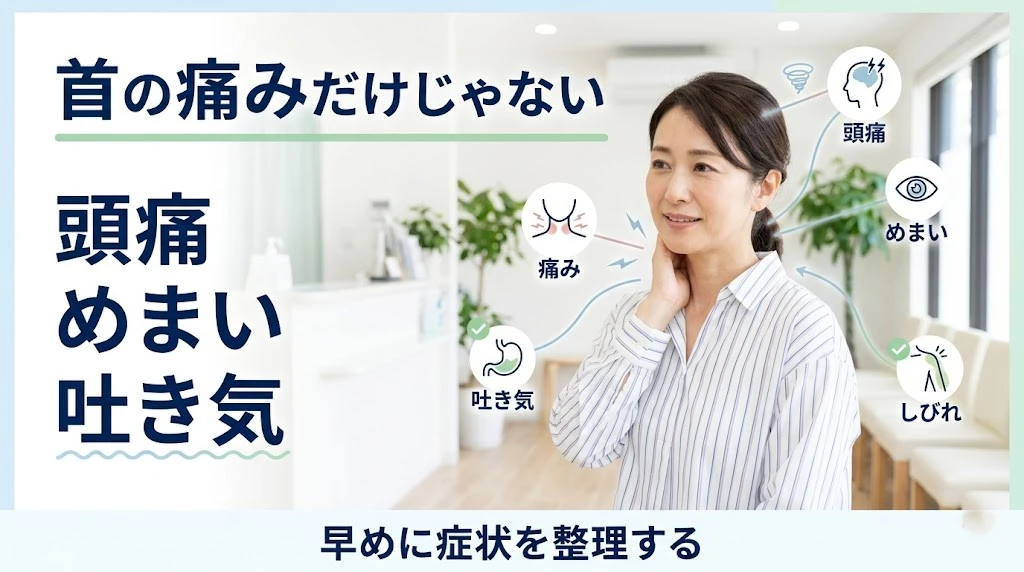 横須賀市でむちうちの多彩な症状を分かりやすく伝えるヒーロー画像