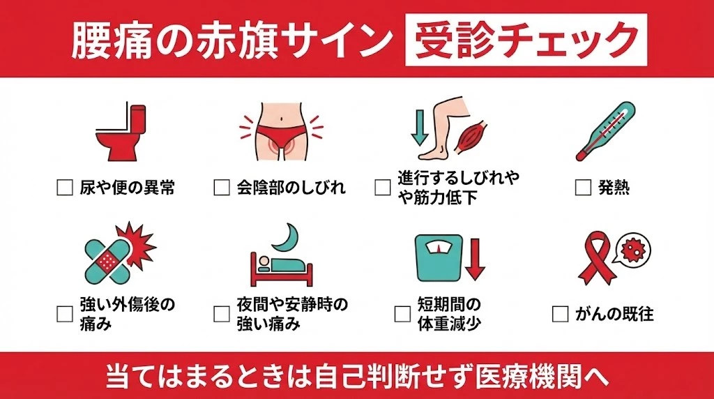 横須賀市 腰痛の赤旗サイン チェックリスト 鍼灸整骨院ひまわり北久里浜院 衣笠院