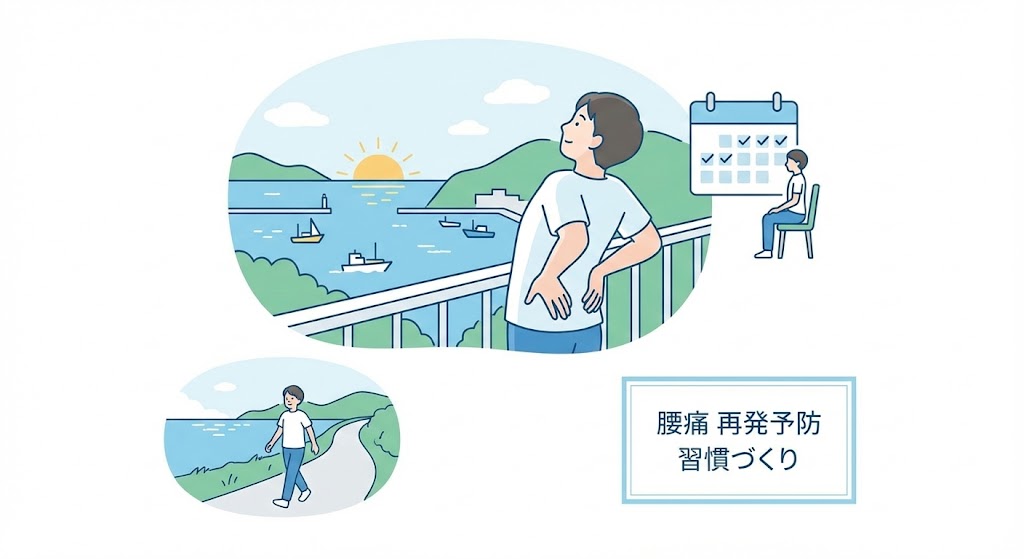 横須賀市 腰痛 再発予防 習慣づくり 鍼灸整骨院ひまわり北久里浜院 鍼灸整骨院ひまわり衣笠院