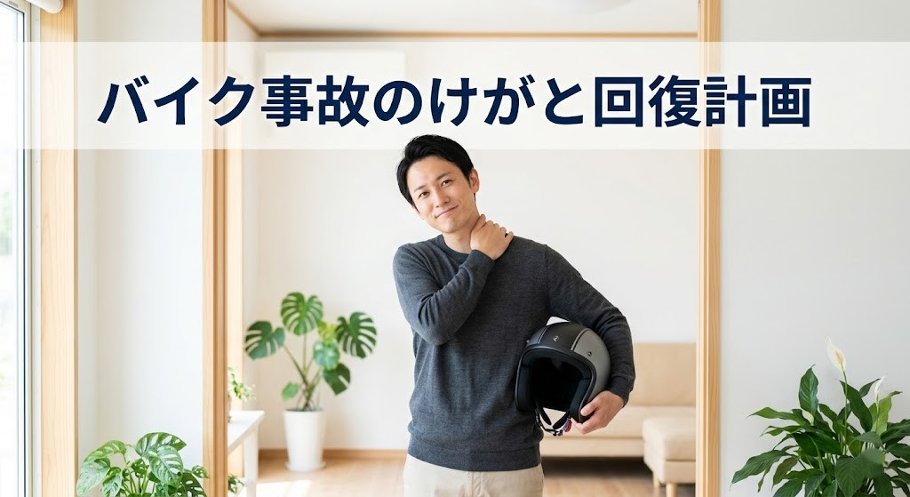 横須賀市でバイク事故のけがと回復計画を案内するアイキャッチ画像