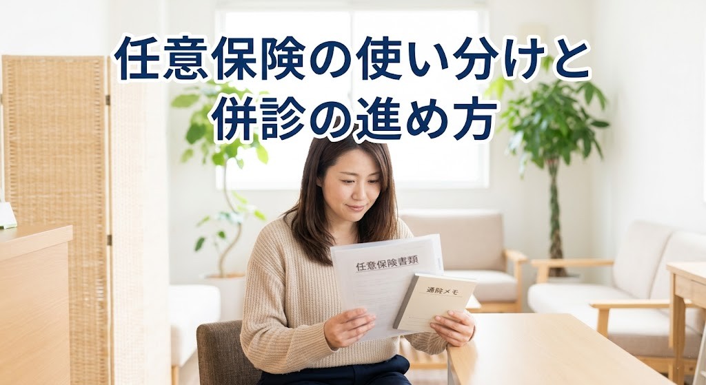 横須賀市で任意保険の使い分けと併診の進め方を案内するアイキャッチ画像