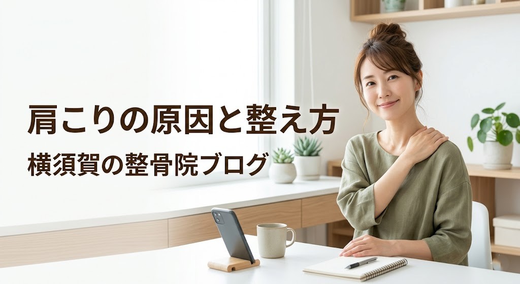 横須賀市で肩こりの原因と整え方に悩む方のイメージ
