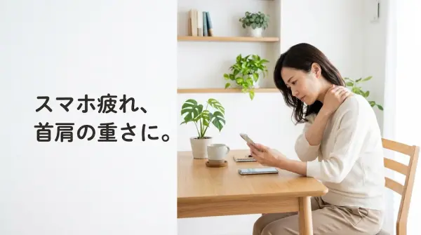 横須賀市でスマホ首とストレートネックに悩む方のイメージ