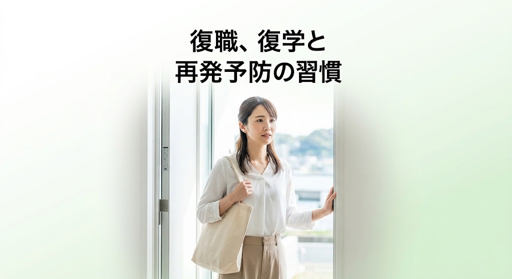 横須賀市で交通事故後の復職と復学を考える方へ向けた再発予防の記事アイキャッチ画像