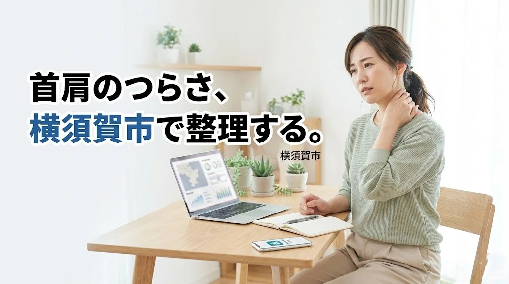 横須賀市で肩こりの受診目安や相談タイミングに悩む方のイメージ