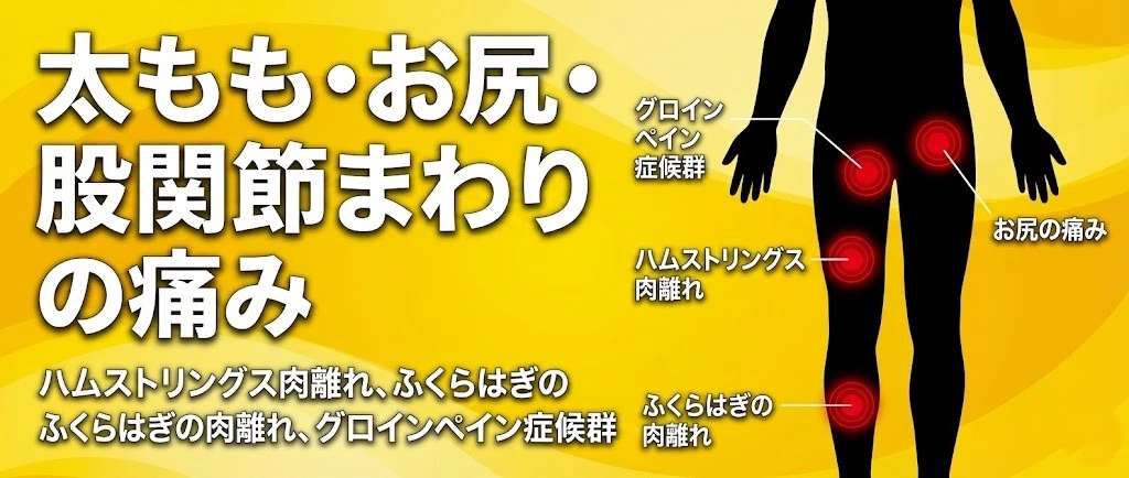 横須賀市のスポーツ障害で太ももとお尻と股関節の痛みを探す入口バナー