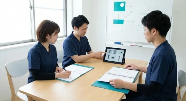 スタッフの学びと働きやすさを支える院内研修イメージ
