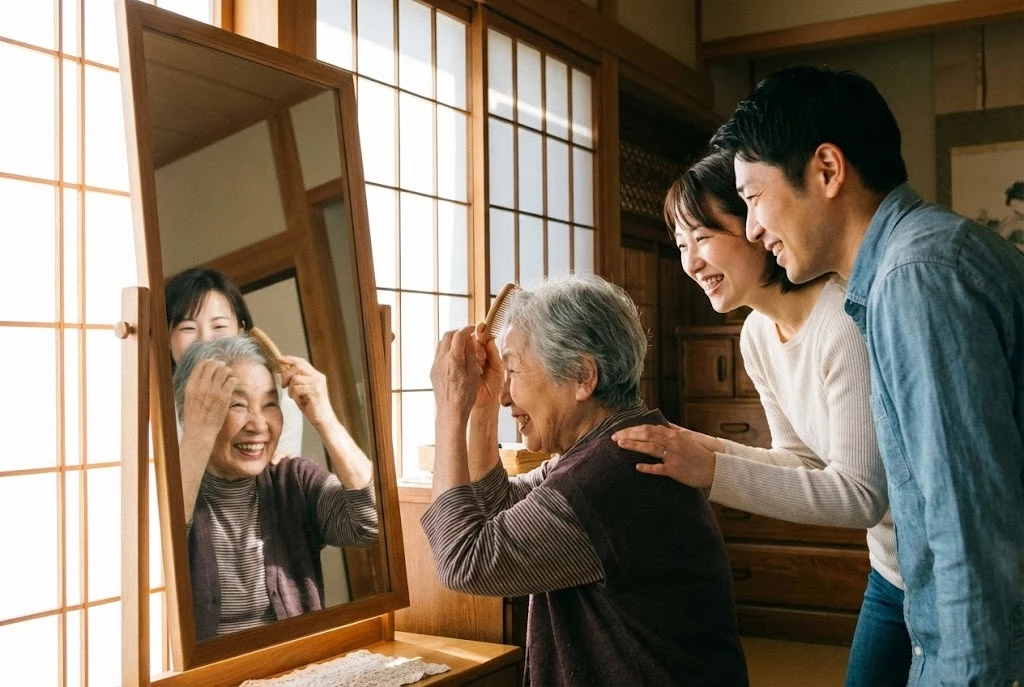 横須賀市の鍼灸整骨院ひまわり訪問事業部、外出や身だしなみを前向きに支える生活サポートのイメージ
