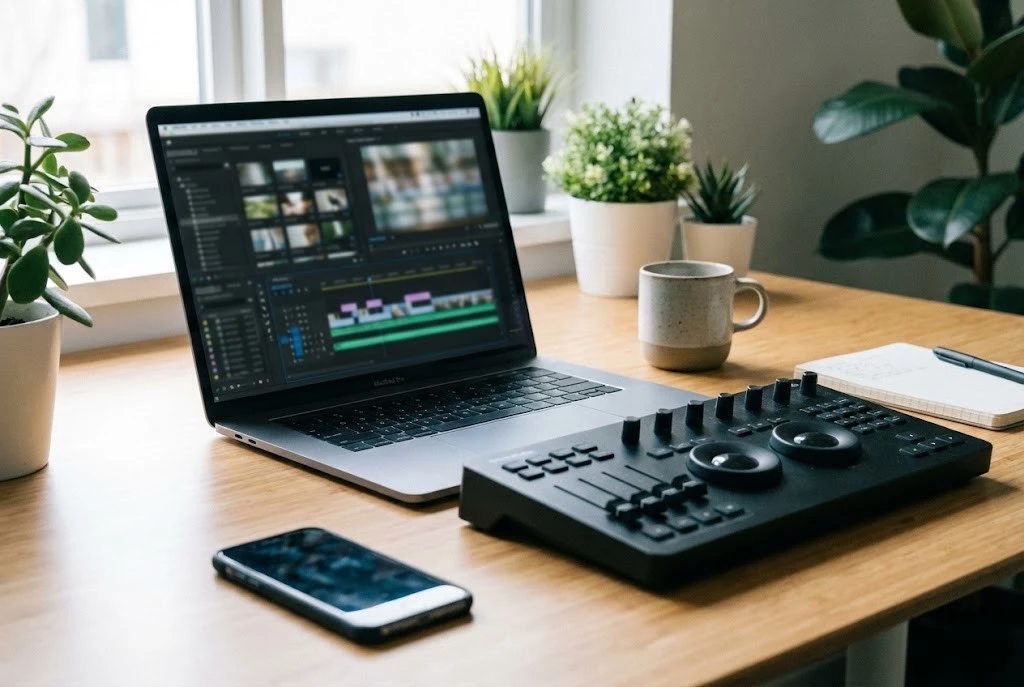 横須賀市の鍼灸整骨院ひまわりが患者様向けセルフケア動画を制作しているイメージ