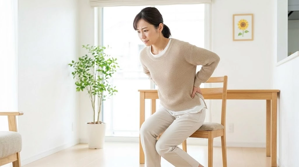 横須賀市でぎっくり腰のときに無理な動きを避けたい場面のイメージ