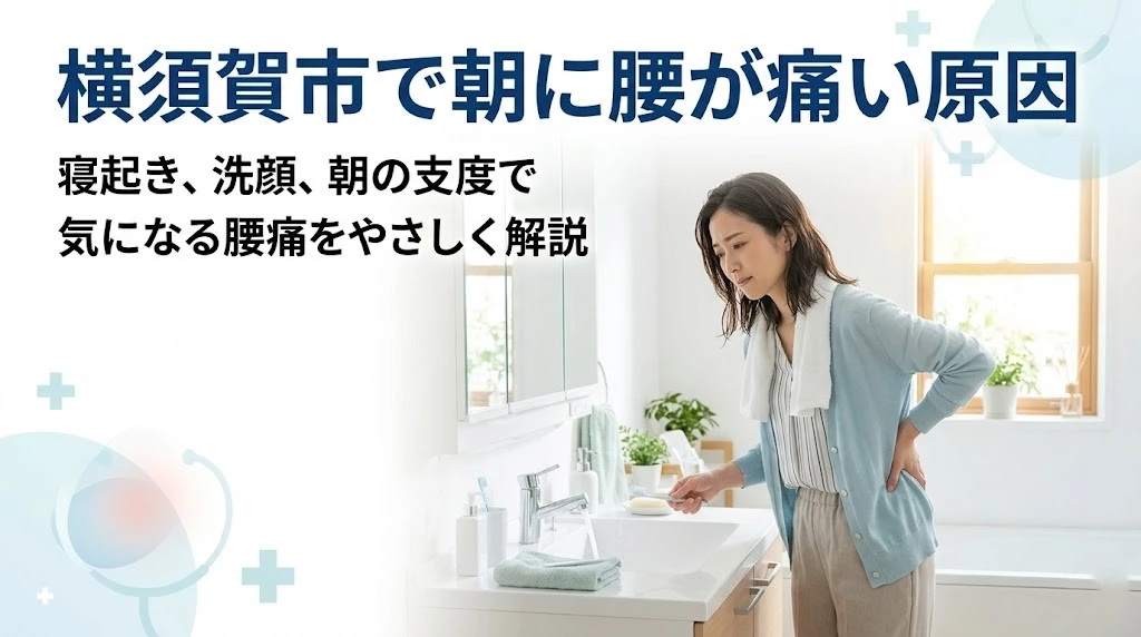 横須賀市で朝に腰が痛い原因を解説する鍼灸整骨院ひまわりのアイキャッチ画像