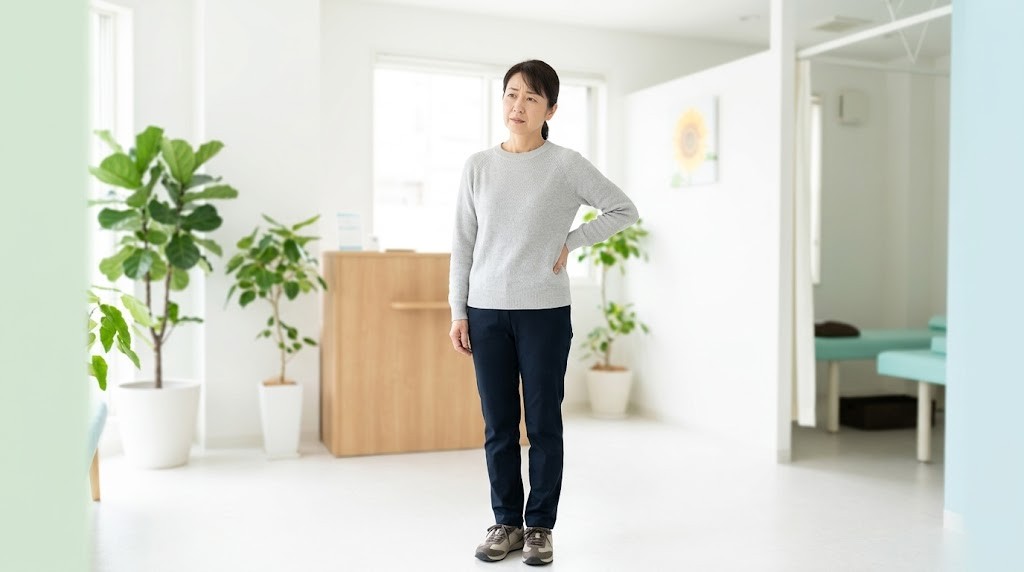 横須賀市で立っていると腰がつらい原因を解説する鍼灸整骨院ひまわりのアイキャッチ画像