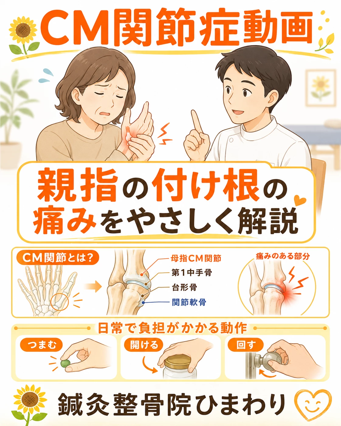 横須賀市で親指のつけ根が痛い時のCM関節症相談ガイド 横須賀市で親指のつけ根の痛みや母指CM関節症が気になる方へ相談の目安を案内する画像
